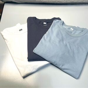Uniqlo U Crew neck T Shirts 3-Pack (L)